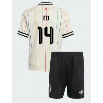 Billige Fotballdrakt Japan Junya Ito #14 Replika Bortedraktsett Barn VM 2026 Kortermet (med bukser)